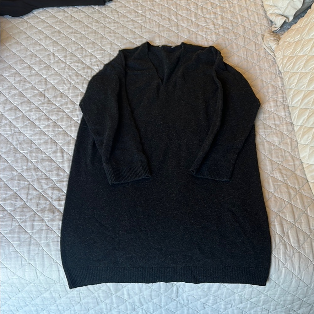 Vince Women's charcoal gray Sweater dress. Wool/cashmere